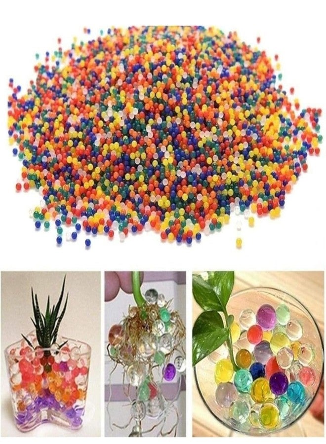 ROCK WORLD 4 Grams Polymer Jelly Beads (Multicolour) - Super Absorbent Polymer Jelly Balls - Magic Water Crystal Jelly Balls - Water Ball - Jelly Water Beads for Plants - Image 1